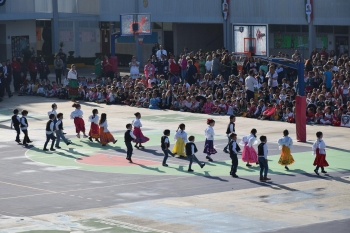  Ceremonia conmemorativa del Grito de Independencia. - Colegio Americano de Puebla - Puebla