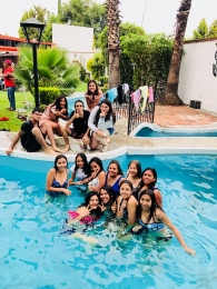 Fiesta en alberca - Colegio Europeo - Puebla