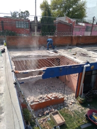 Demolicion de loza y pared posterior - Ingenia Soluciones - Puebla