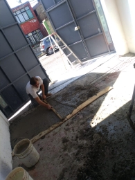 Reconstrucción de piso de la cochera - Ingenia Soluciones - Puebla