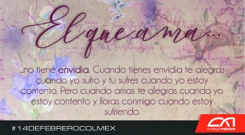 El amor nunca deja de ser. - Colegio México - Puebla