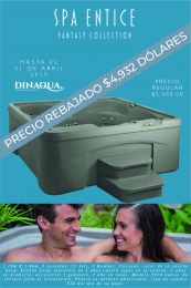 Con capacidad de hasta 5 personas, Entice de Fantasy Spas es el máximo representante de esta línea j...