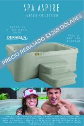 Con capacidad de hasta 52personas, Aspire de Fantasy Spas es la preferida porque ofrece relajación y...