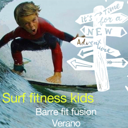 Surf fitness para niños 
#cursodeverano - Barre Fit & Fusion Studio - Puebla