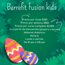 Curso de verano  - Barre Fit & Fusion Studio - Puebla