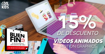 15% de descuento en videos animados - Cool Kids - Onda Creativa - Puebla