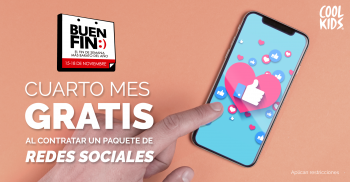 Cuarto mes ¡gratis! al comprar paquete de redes sociales  - Cool Kids - Onda Creativa - Puebla