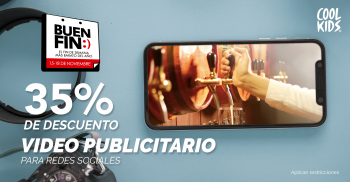 35% de descuento en video publicitario - Cool Kids - Onda Creativa - Puebla