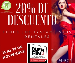 lo mejor del buen fin 2019 en tratamientos dentales  - Clínica dental CIEE - Puebla