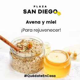 Mascarilla de avena y miel para rejuvenecer el rostro - Plaza San Diego Cholula - Puebla