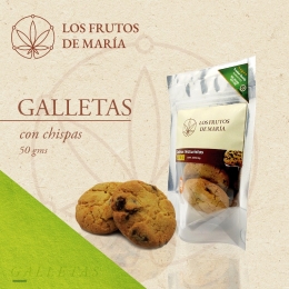 Galletas con chispas de chocolate 
$200
 - Los Frutos de María - CBD en Puebla - Puebla