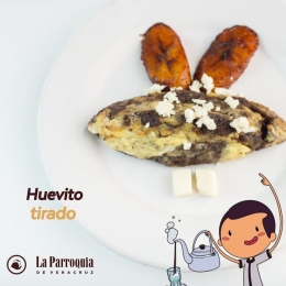 Huevos tirados, para los gustos de los más pequeños. - La Parroquia de Veracruz - Puebla