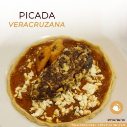 ¡PICADA VERACRUZANA! Nuestro tradicional huevo tirado sobre una picada  - La Parroquia de Veracruz -...