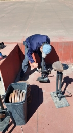 Se armaron las piezas con fijación en los detalles - Corporativo Moreno Vega - Puebla