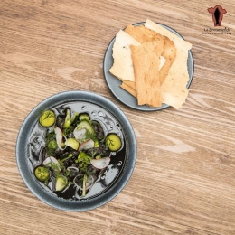 Aguachile negro  - Restaurante La Encomienda - Horno, Parrilla, Cava - Puebla