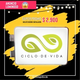 Contamos con anuncios ligeros y de fácil instalación rectangulares
40 cm 60cm.Tipo bandera , person...