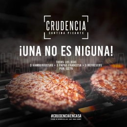 ¡Una no es ninguna! ¿Qué tal te caería esta promoción en casa? 
Pide a domicilio con costo extra: 8...