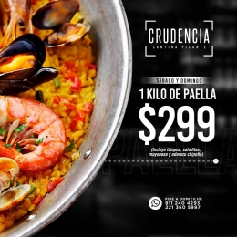 Además de ser un platillo ideal para compartir, combina sabores que la hacen deliciosa: Paella 
Sáb...