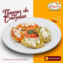 Fonda Margarita El Reino del Sabor - Puebla