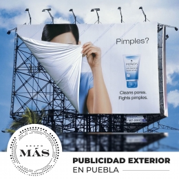 Sólo se trata de creatividad. 

¡No podrán dejar de verte!  Publicidad Exterior en Puebla - Billbo...