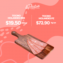 Atrévete a deleitarte con el sabor de este delicioso tocino holandés vendido en rebanadas de 250 gra...