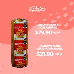 Disfruta de nuestro Jamón Virginia Dixie Farm. Puedes pedirlo desde en rebanadas extra finas, hasta ...