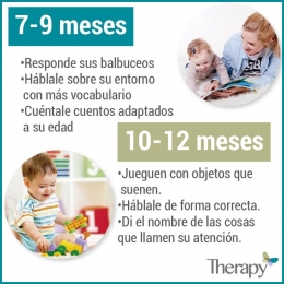 De 7-12 meses, todo se basa en la interacción y respuestas contantes con los niños menores a 1 año.
...