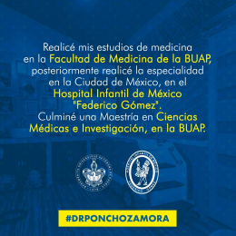 Dr. Poncho Zamora - Puebla
