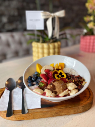 Ven y disfruta de un delicioso desayuno en una zona cómoda  - Kery Café - Cafetería Floral - Puebla...