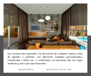 Enrollables y cortinas - BORA cortinas, persianas y decoración - Puebla