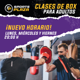 ¡Tus clases de box tienen nuevo horario!
Clases de Box para Adultos.
Aprende nuevas técnicas y mov...