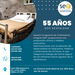 Clínica SER – Especialistas en el Tratamiento de Adicciones - Puebla