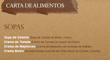 Sopas - Bistro y Vinos - Puebla