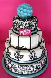 Pastel de boda con diseño vintage y gran personalidad. - The Little Bakery House - Tienda de Pastele...