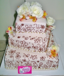 Pastel para una boda de otoño. - The Little Bakery House - Tienda de Pasteles - Puebla