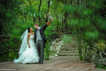 Una boda fuera de lo común: Jardín Botánico con Búho - Africam Safari - Puebla